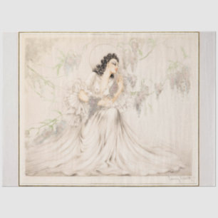 Wisteria, 1940 von Louis Icart Seidenpapier