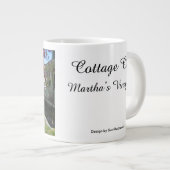 Wisteria and Rocking Chairs - Martha's Vineyard Jumbo-Tasse (Vorderseite Rechts)