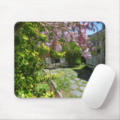 Wisteria and Rocking Chairs - Martha's Vineyard Mousepad (Mit Mouse)