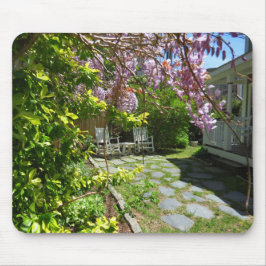 Wisteria and Rocking Chairs - Martha's Vineyard Mousepad