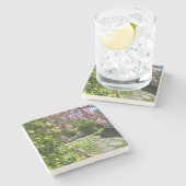 Wisteria and Rocking Chairs - Martha's Vineyard Steinuntersetzer (Seitenansicht)