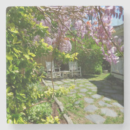 Wisteria and Rocking Chairs - Martha's Vineyard Steinuntersetzer