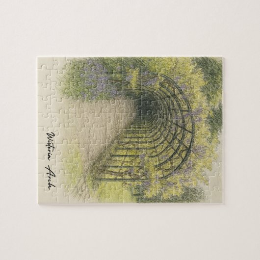 Wisteria Arch Jigsaw Puzzle (Horizontal)