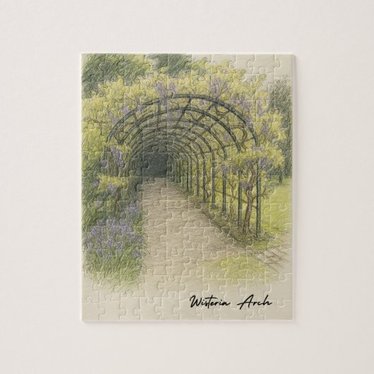 Wisteria Arch Jigsaw Puzzle (Vertikal)
