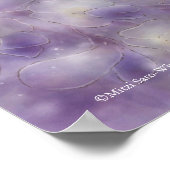 Wisteria Art Print Poster (Ecke)