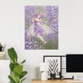 Wisteria Art Print Poster (Heimbüro)