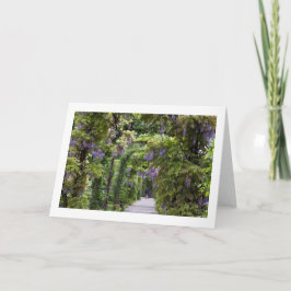 Wisteria-Blankenkarte Karte