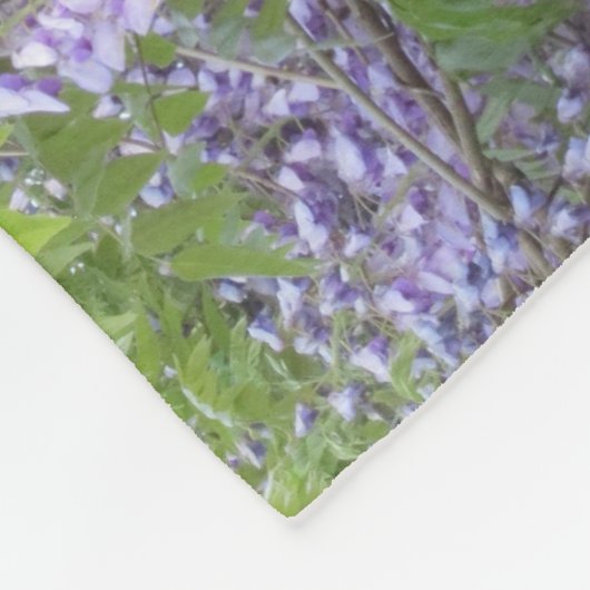 Wisteria Blanket für Liebhaber von Blume Fleecedecke (Ecke)