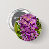 Wisteria Bloom Abzeichen Button (Vorne & Hinten)