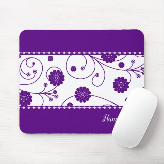 Wisteria Blooms Mousepad (Mit Mouse)