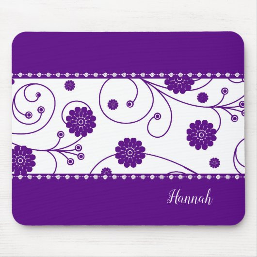 Wisteria Blooms Mousepad (Vorne)