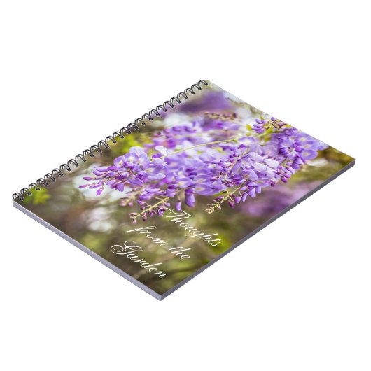 Wisteria Blooms Notebook Journal Notizblock (Linke Seite)