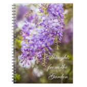Wisteria Blooms Notebook Journal Notizblock (Vorderseite)