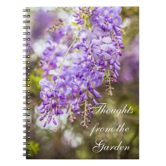 Wisteria Blooms Notebook Journal Notizblock (Vorderseite)