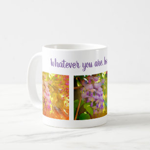 Wisteria Blume Einstellung Inspiration Zitat Kaffeetasse