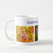 Wisteria Blume Einstellung Inspiration Zitat Kaffeetasse (Links)