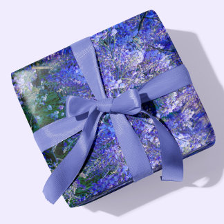 Wisteria Blume Lila + Lavendel Geschenkpapier Set
