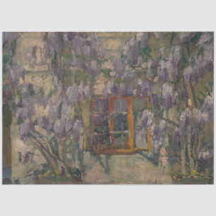 Wisteria Blume Window Seidenpapier