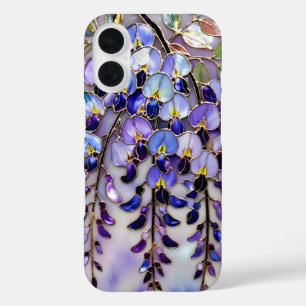 Wisteria-Blumen-Ästhetik-Handyhülle iPhone 16 Hülle