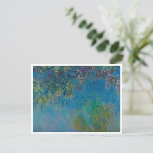 Wisteria by Monet Postkarte (Stehend Vorderseite)