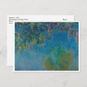 Wisteria by Monet Postkarte (Vorne/Hinten)