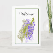 Wisteria card dankeskarte (Vorderseite)