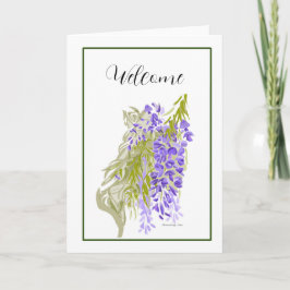 Wisteria card dankeskarte