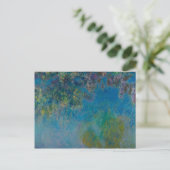 Wisteria Claude Monet Postkarte (Stehend Vorderseite)