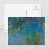 Wisteria Claude Monet Postkarte (Vorne/Hinten)