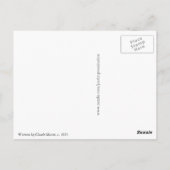 Wisteria Claude Monet Postkarte (Rückseite)