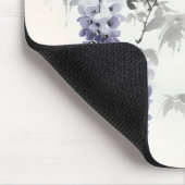 Wisteria Color Ink Painting Mousepad (Ecke)