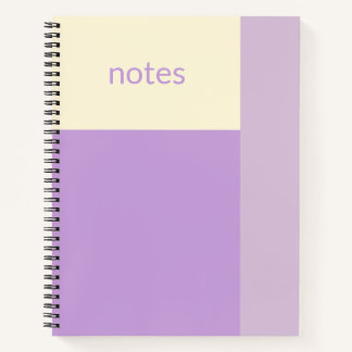 Wisteria Cream Notizblock
