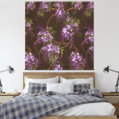 Wisteria, Die Weinkanvas drucken Leinwanddruck (Insitu (Schlafzimmer))