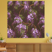 Wisteria, Die Weinkanvas drucken Leinwanddruck (Insitu (Wohnzimmer))