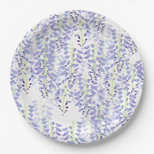 Wisteria Disposable Tellers Pappteller (Vorderseite)