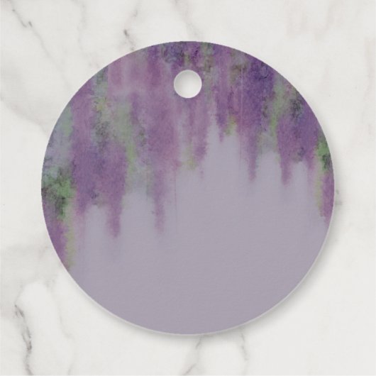 Wisteria Dreams Geschenkanhänger (Rückseite)