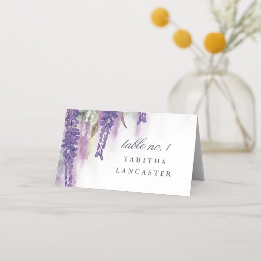 Wisteria Dreams Platzkarte (Vorderseite)