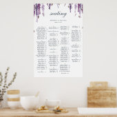 Wisteria Dreams Seekarte Poster (Küche)