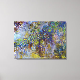 Wisteria durch Claude Monet, Vintager Leinwanddruck