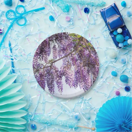 Wisteria-Duschen-Papier-Teller Pappteller (Party)