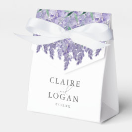 Wisteria Dusty Lila Watercolor Wedding Geschenkschachtel