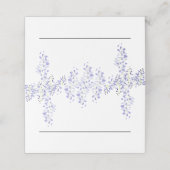 Wisteria event Platzkarte (Außenseite Aufgefaltet)