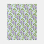 Wisteria Fleecedecke (Vorderseite)