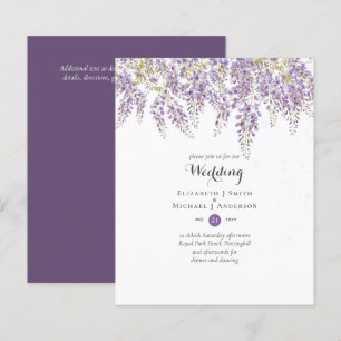 Wisteria Floral Garden Lavender Wedding Lila