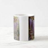 Wisteria Floral Lila Kaffeetasse (Mittel)