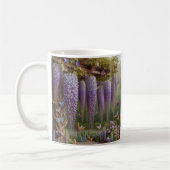 Wisteria Floral Lila Kaffeetasse (Links)