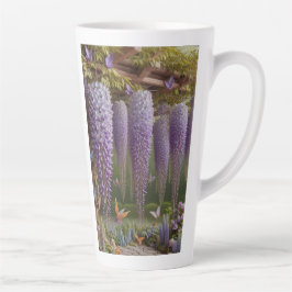 Wisteria Floral Lila Milchtasse