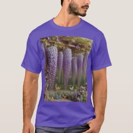 Wisteria Floral Lila T-Shirt