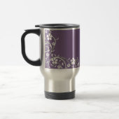 Wisteria Floral Wirbel Travel Mug Reisebecher (Links)
