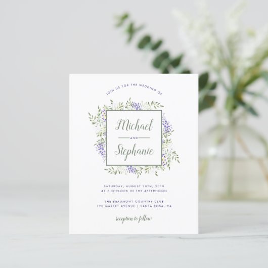 Wisteria Frame Wedding (Stehend Vorderseite)